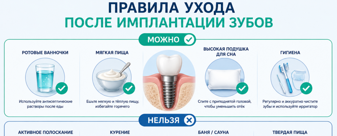 Имплантация зубов: как проходит восстановление и чего ожидать пациенту